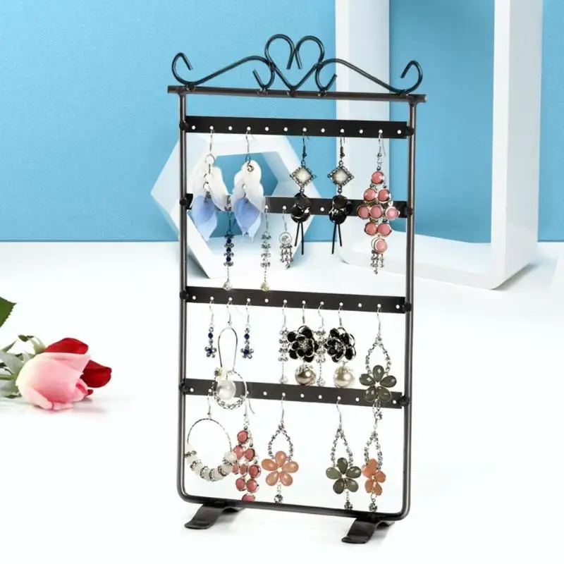 48 отверстий серьги-гвоздики дисплей практичный классический нежная текстура