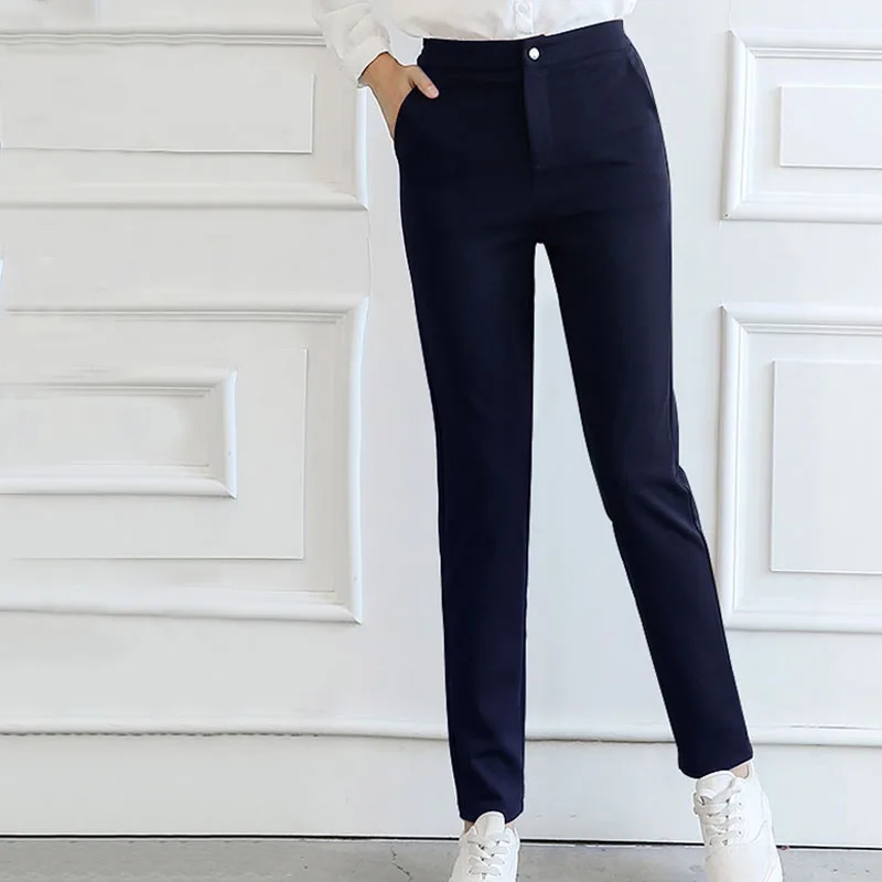 

Pants Women High Quality Soft Ulzzang Streetwear All-match Spring Summer Trendy Korean Style Slim Casual Womens Trousers Fashion