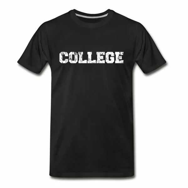 

College Vintage Style Men's Premium T-Shirt