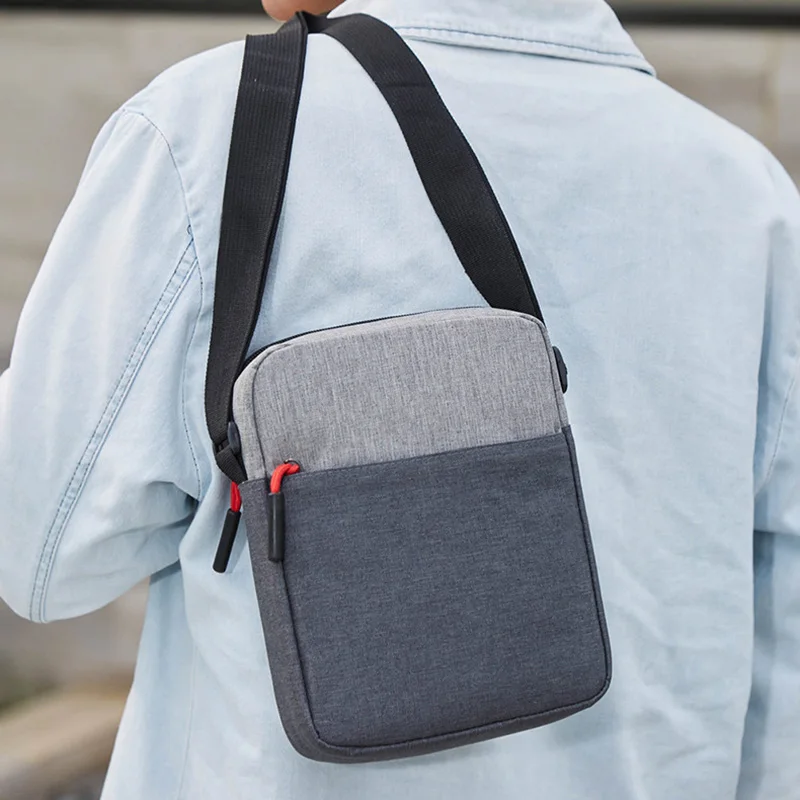 Модная прочная Мужская водонепроницаемая сумка через плечо портативные карманы