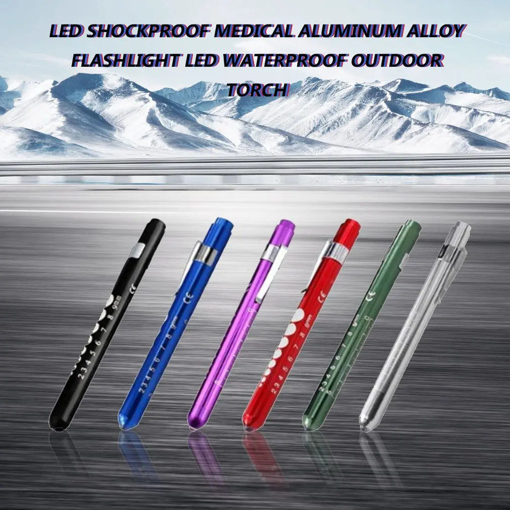 

LED Shockproof Medical Aluminum Alloy Flashlight LED Waterproof Outdoor Emergency Camping Hiking Hunting Torch Flashlight