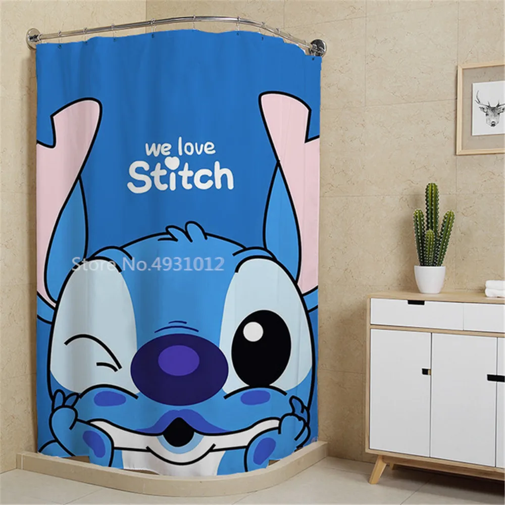 

Водонепроницаемая шторка для душа из полиэстера, с 3D-принтом