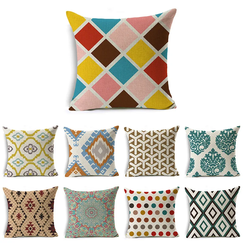 

Simple Office Household Linen Modern Style Sofa Decorative Pillowcase Wholesale