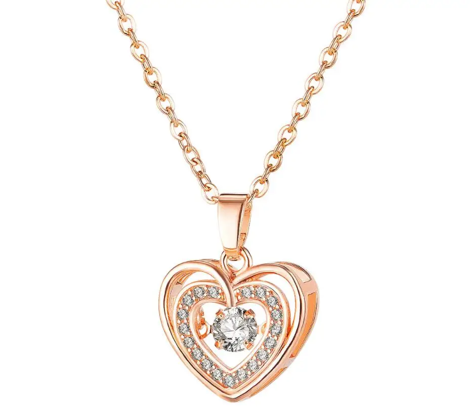 

Женская обувь для девочек блестящие с кубическим цирконием в форме сердца Love, стильный элегантный кулон "Сердечко" женский простой в форме с...