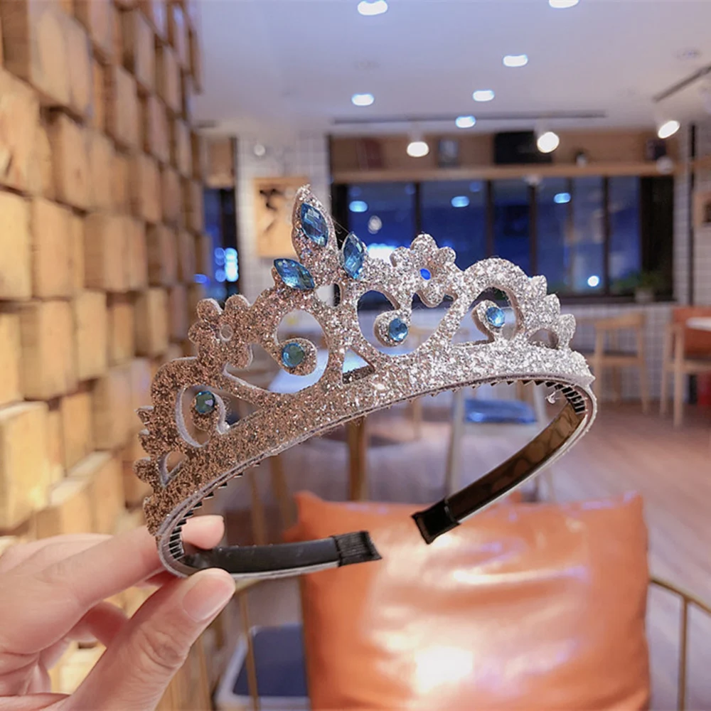Стразы тиара детский обруч для волос корона девочек высококачественный кристалл