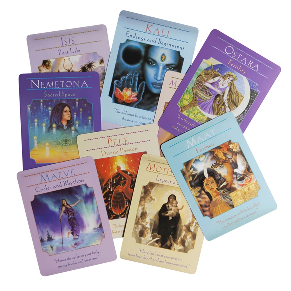 Игра The Universe goddess energy Oracle палубная карта 52 карты английская версия семейная