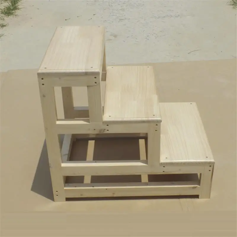 Детский табурет для ванной Sgabelli Cucina Scaletta Legno Merdiven Stepladder стул Escabeau|Стремянки и