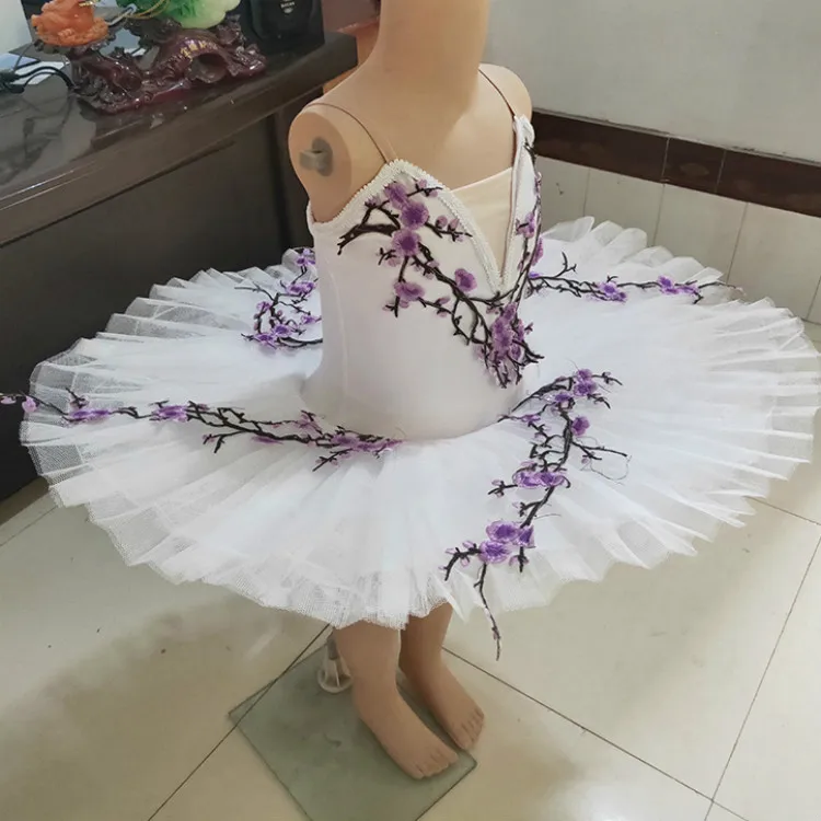 Профессиональная балетная пачка для взрослых детей фиолетовое балетное платье с