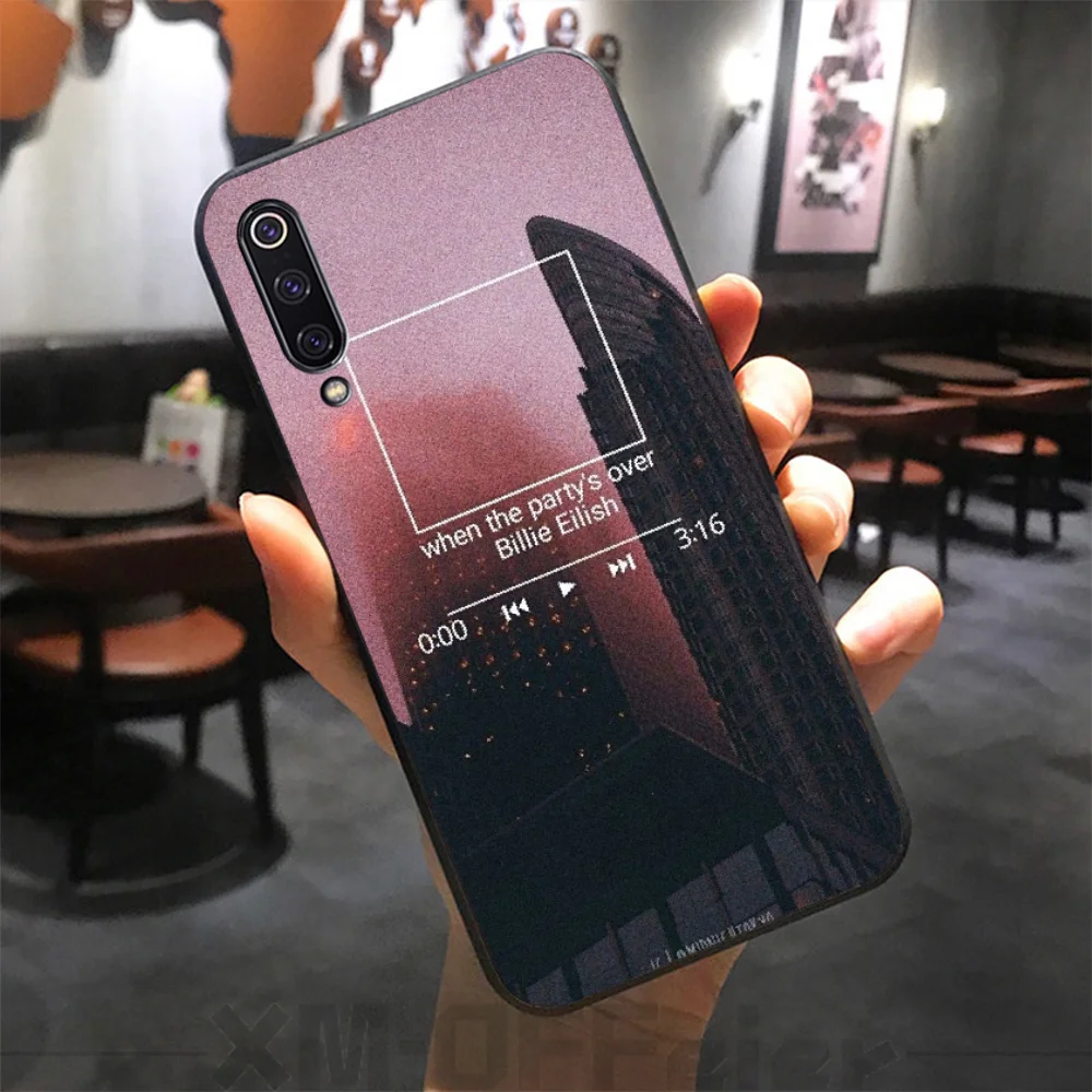 Новый черный чехол для мобильного телефона BaweiTE Music Text building Xiaomi 8 9 se 5X Redmi 6pro 6A 4X 7 5plus
