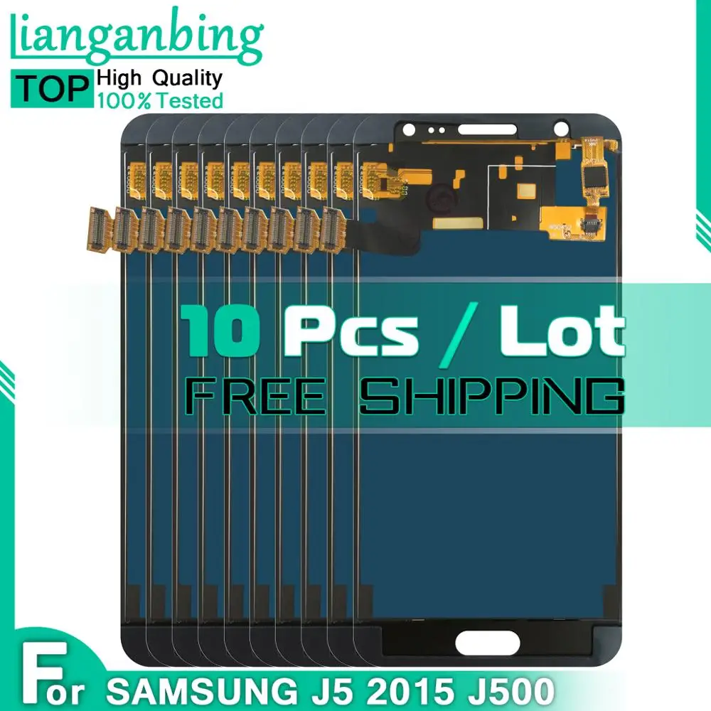 ЖК дисплей 5 0 дюйма для SAMSUNG GALAXY J5 2015 J500 J500F J500FN J500H с сенсорным экраном и