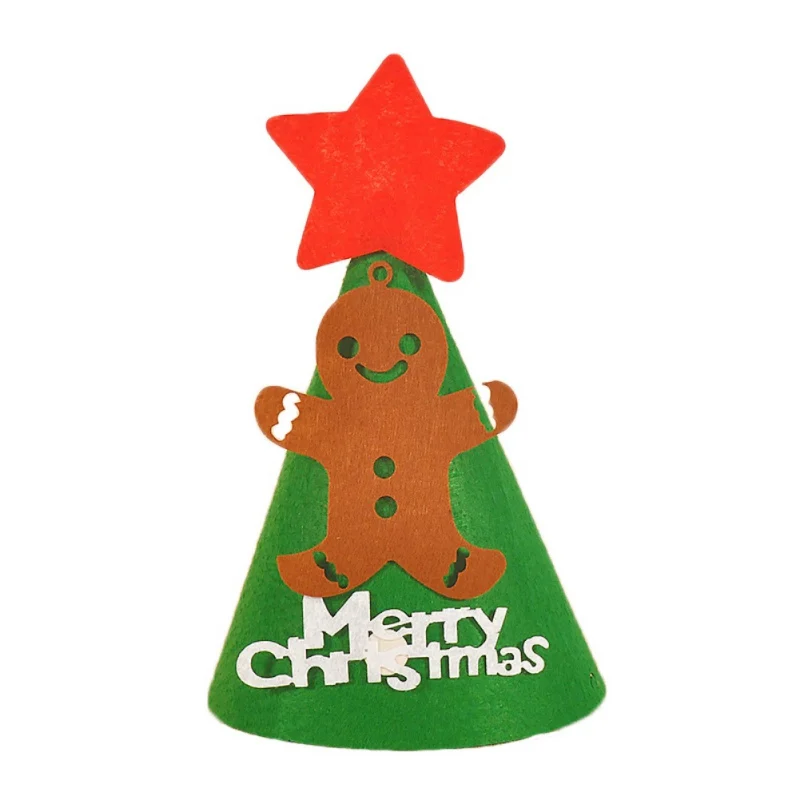 1 шт. 2 стиля мультфильм Пышная юбка колокол шляпа снеговика Рождественская елка