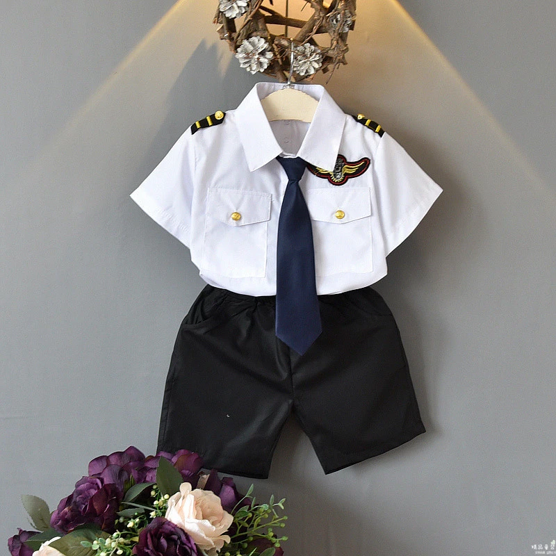 Костюм для косплея мальчика и девочки униформа начальной школы костюм флота