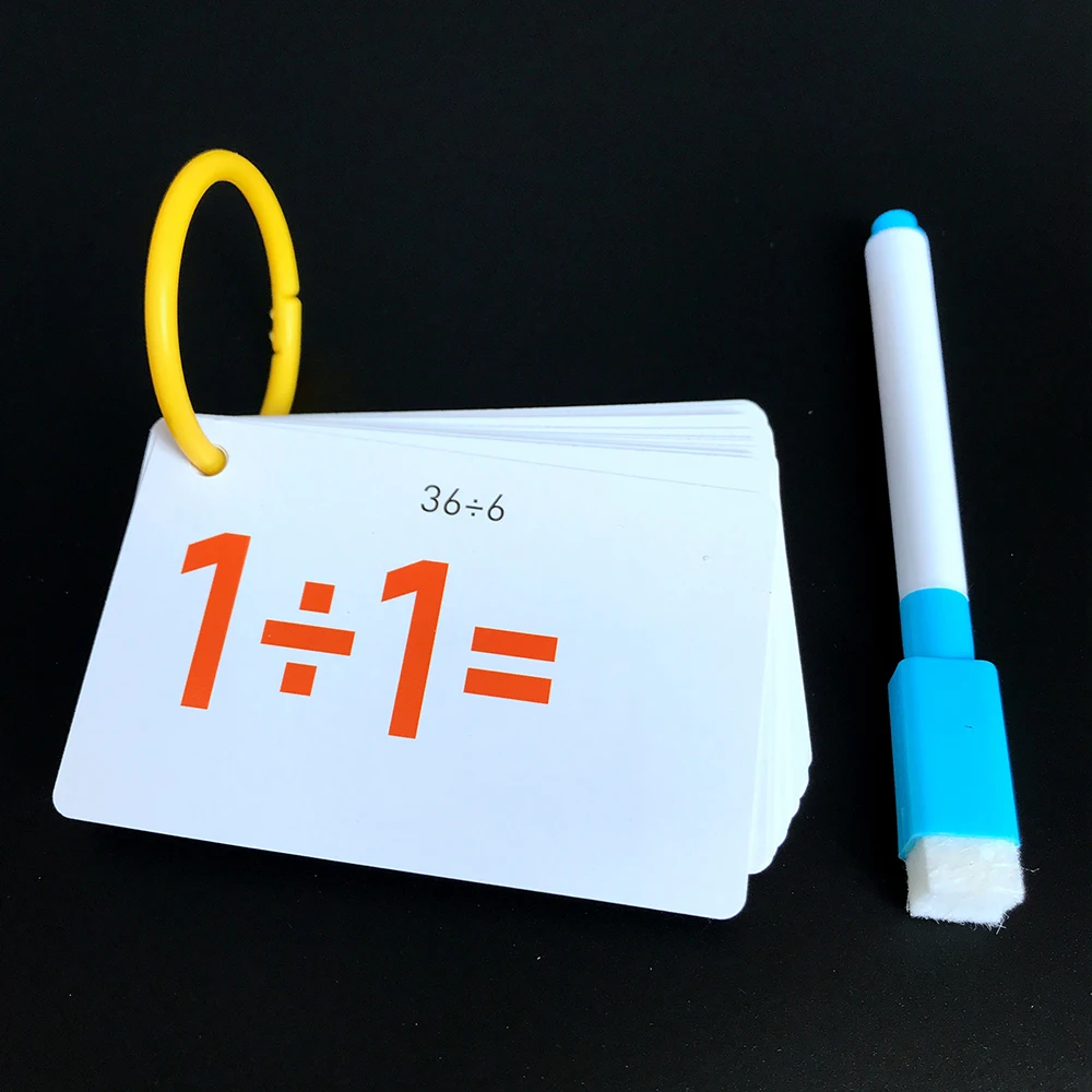 

Division Arithmetic Toy kids toys Montessori Learning Cards math toys Education Flash Card Addition Subtraction Multiplication