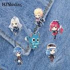 2021 новая акриловая булавка для лацкана с хвостом Феи эпоксидная аниме застежка-бабочка булавка ручной работы брошь-бабочка