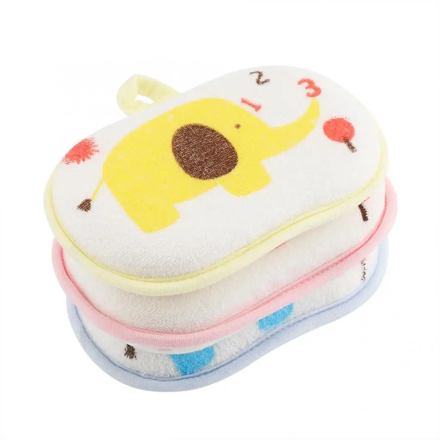 Детские щетки для душа мягкие губки Хлопковое полотенце Детская щетка мытья тела