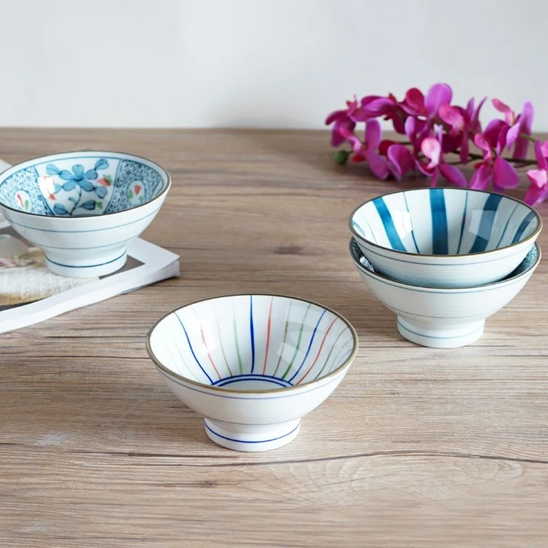 Серия Hefeng японская высокотемпературная неглазурованная миска с высокой ножкой