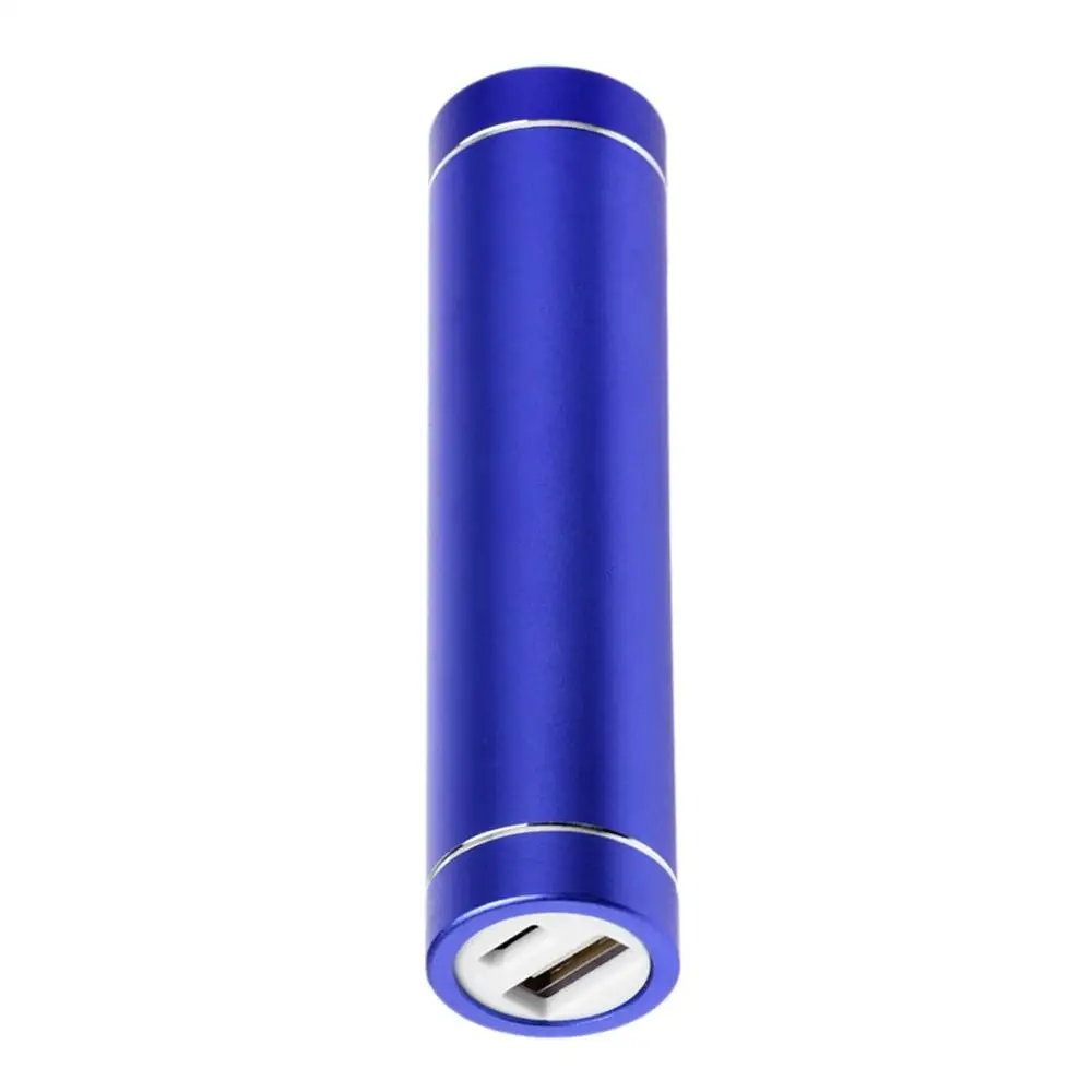 dark blue Многоцветная портативная банка питания чехол DIY 1x18650 пауэрбэнк корпус держатель батареи с usb-портом для зарядки - Цвет: dark blue