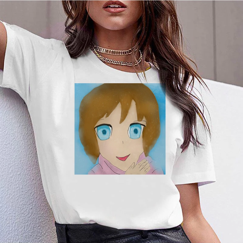 1144427 _ футболка Повседневная с круглым вырезом и короткими рукавами женская