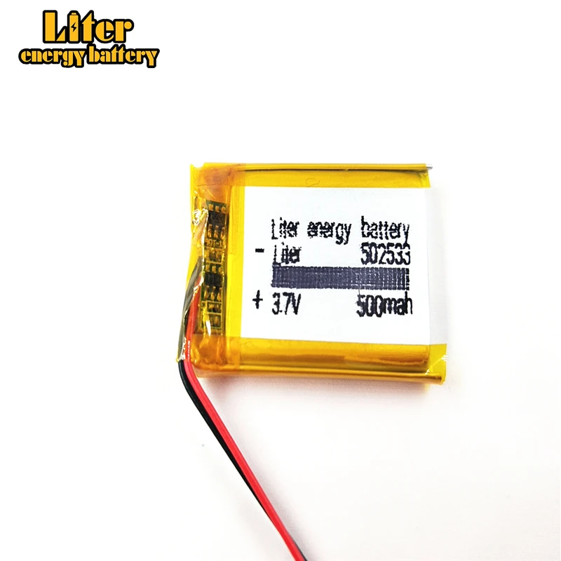 Фото polymer battery 502533 500mAh , Bluetooth stereo batteries, digital electronics batteries №2