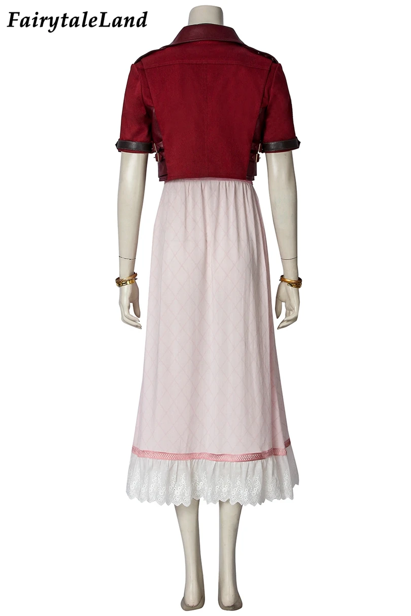 Костюм для косплея аэрит Гейнсборо последняя фантазия FF7 на Хэллоуин взрослых