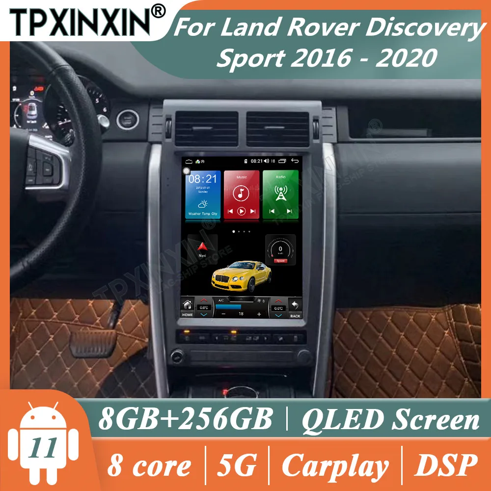 Автомагнитола для Land Rover Discovery Sport 2016-2020 магнитола 2DIN Android Tesla стерео Авторадио