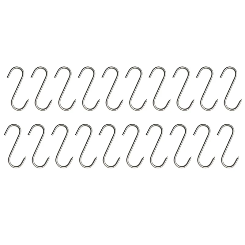 

Крючок мясника из нержавеющей стали с острым наконечником, 20 шт.