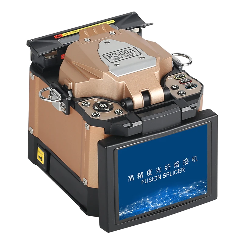 

FS-60A Golden Automatic Fusion Splicer Machine Fiber Optic Fusion Splicer Fiber Optic Splicing Machine