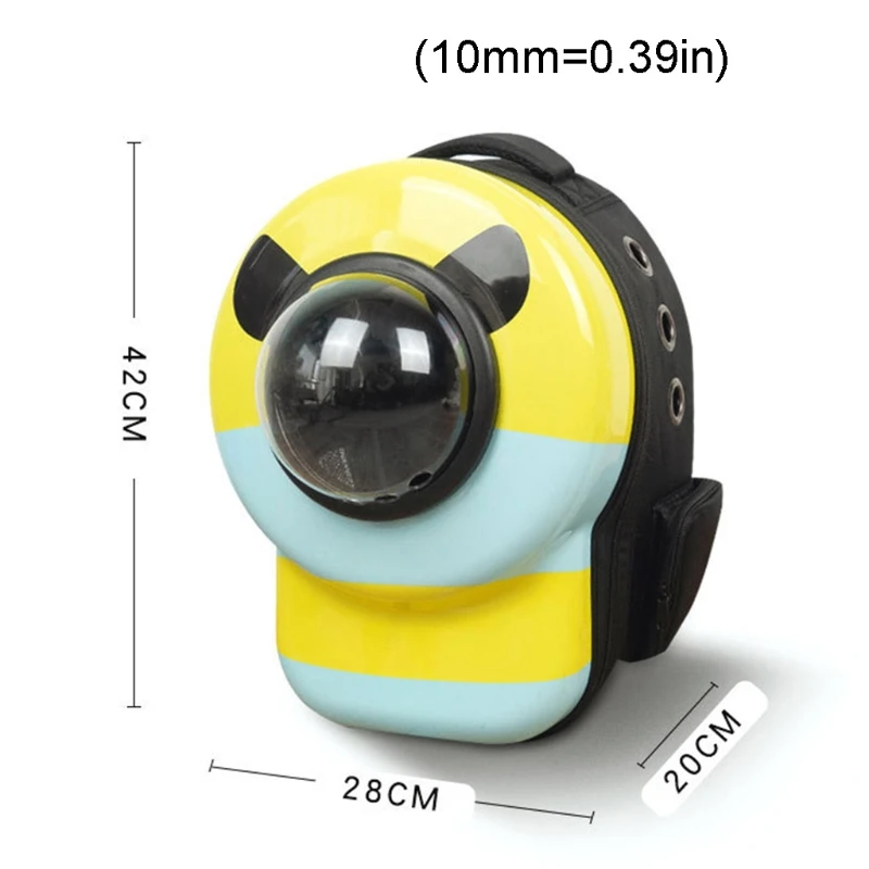 

Transparent Bubble Window Lightweight Pet Carrier Backpack for Small Dogs and Cats Leisure Travel Carring Bag Pet Supplies C42