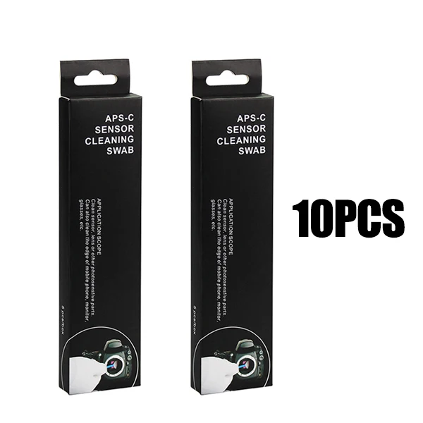 10PCS Sensor Swabs 10/20 штук сухой APS-C твердотельный накопитель светочувствительные чистки 16 мм CMOS CCD очиститель тампоны для цифровой зеркальной камеры Nikon Canon Камера DSLR - Цвет: 10PCS Sensor Swabs
