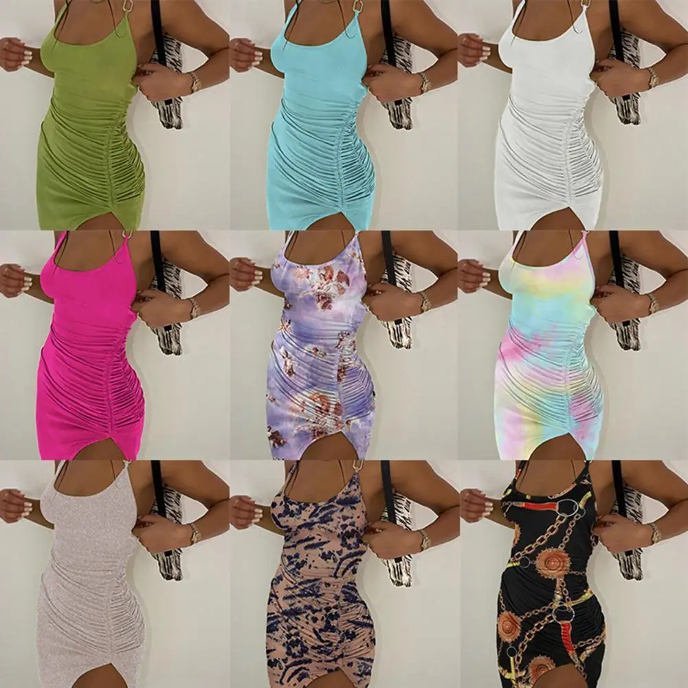 

Женское облегающее платье миди из полиэстера с открытой спиной