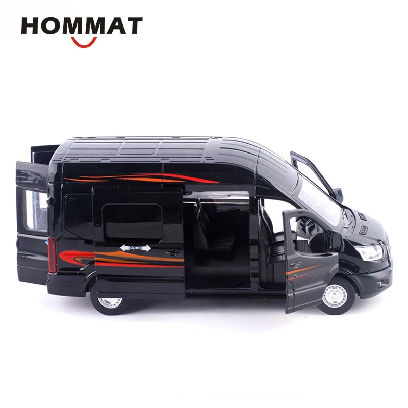 Hommate 1:35 весы Ford Transit Van Cargo MPV модель машины из сплава металл, полученный литьем под давление и игрушки модели автомобилей игрушки для детей с коробкой