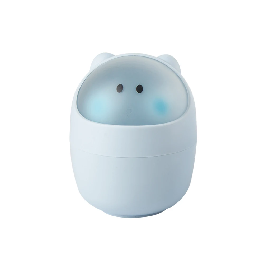 Милый мини корзина для мусора контейнер дома офиса ванной комнаты стандартная