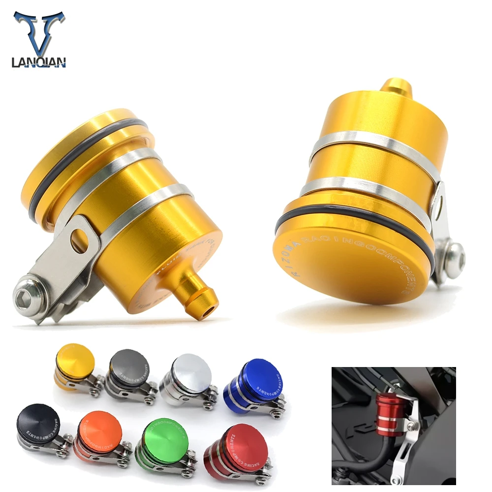 

Motorcycle Rear Brake Fluid Reservoir Clutch Tank Oil Fluid Cup Cover For AFRICA TWIN CRF1000L KYMCO CF MOTO SUZUKI RM 125