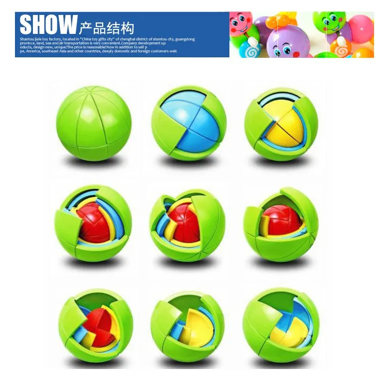 

Magic Cube Magique Decompression Stickerless Speed Cube Puzzle Block Ball Autism Speelgoed Voor Kinderen Interesting Toys EE50MF