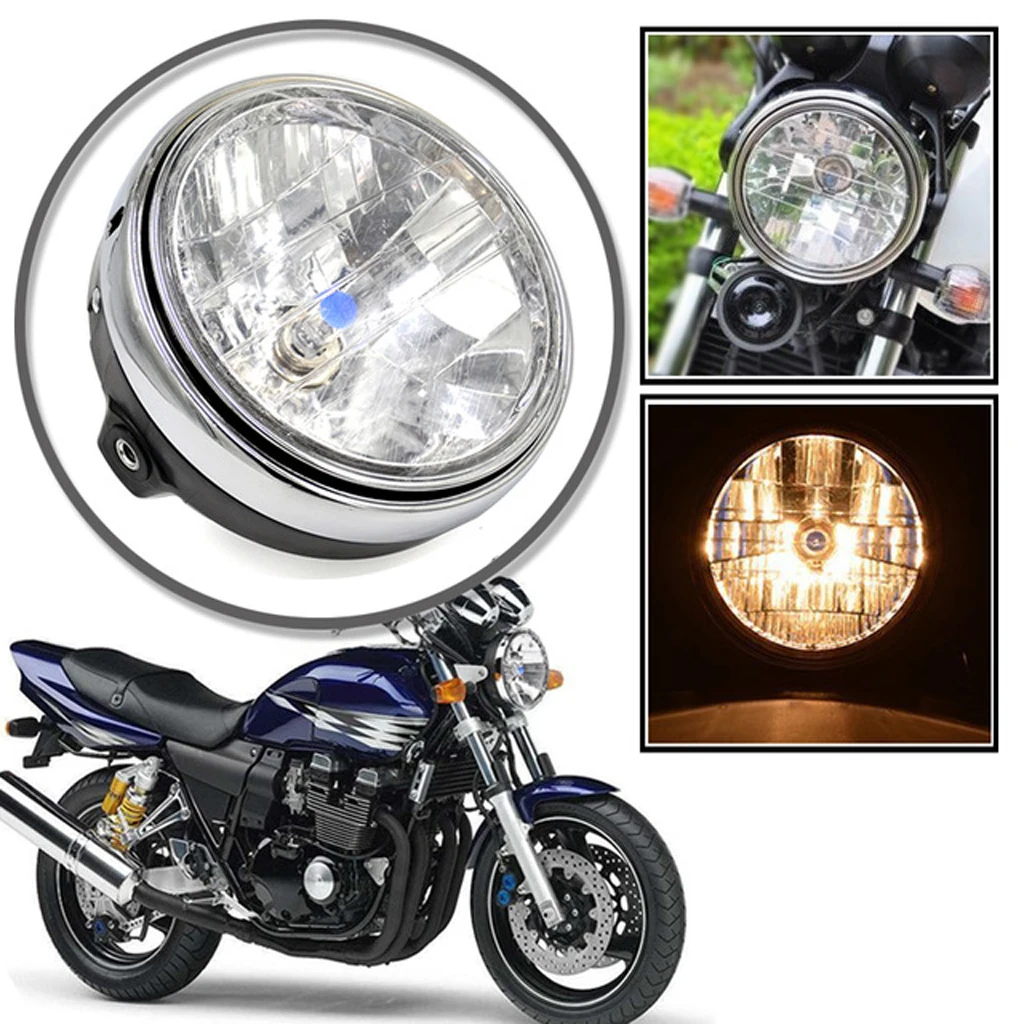 12В мото хромированные галогенные фары для Honda CB400 CB500 1300 Hornet 600| |