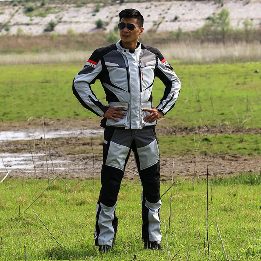 Мотоциклетная куртка и брюки MOTOBOY мотоциклетная Водонепроницаемая теплая