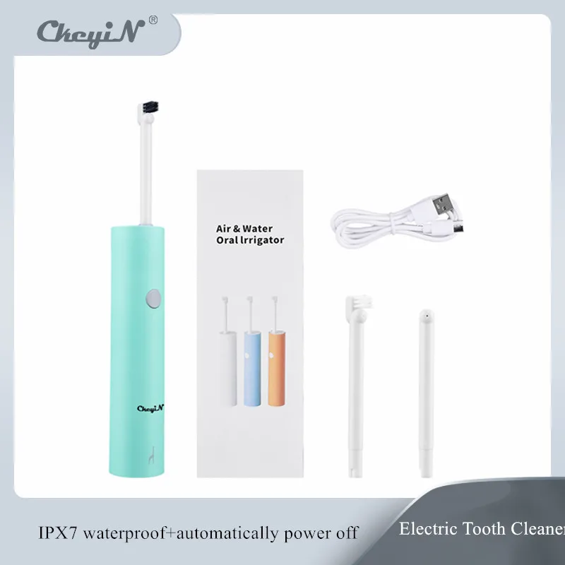 CkeyiN Electric Oral Irrigator High-frequency Pulse Portable Rechargeable Dental Flusher Cleaner Nozzles Tooth Care Tools