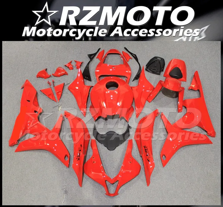 

New ABS Motorcycle Whole Fairings Kit Fit For Honda CBR600RR F5 07 08 2007 2008 bodywork set Custom Free Red glossy
