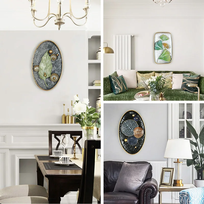 Французский пасторальный Декор для комнаты крыльцо коридор 3D Кованое железо