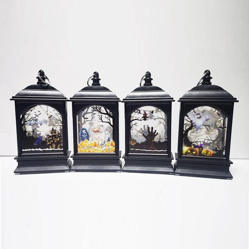 Светодиодный светильник для Хэллоуина фонарь реквизит украшения лампы и фонари