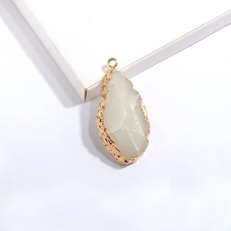 Очаровательные Подвески из натурального камня 5 шт./лот изготовление ювелирных