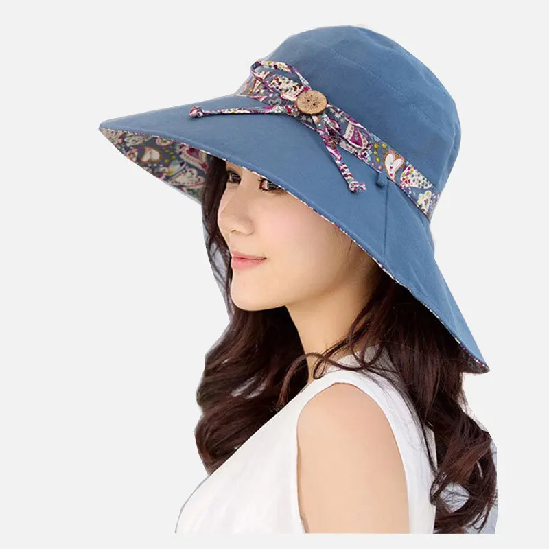 

Ms summer sun hat sunscreen mo han edition folding travel outdoor sunshade hat along the beach hat joker