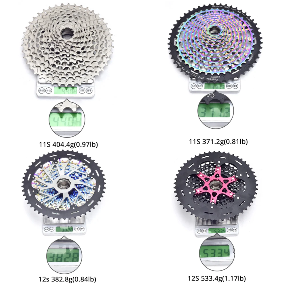 

MTB XD 11/12 Speed 9-50T Flywheel Ultra-Light Bike Freewheel CNC Rainbow Steel Tower Base 12 Speed Sprocket Top Quality New Hot