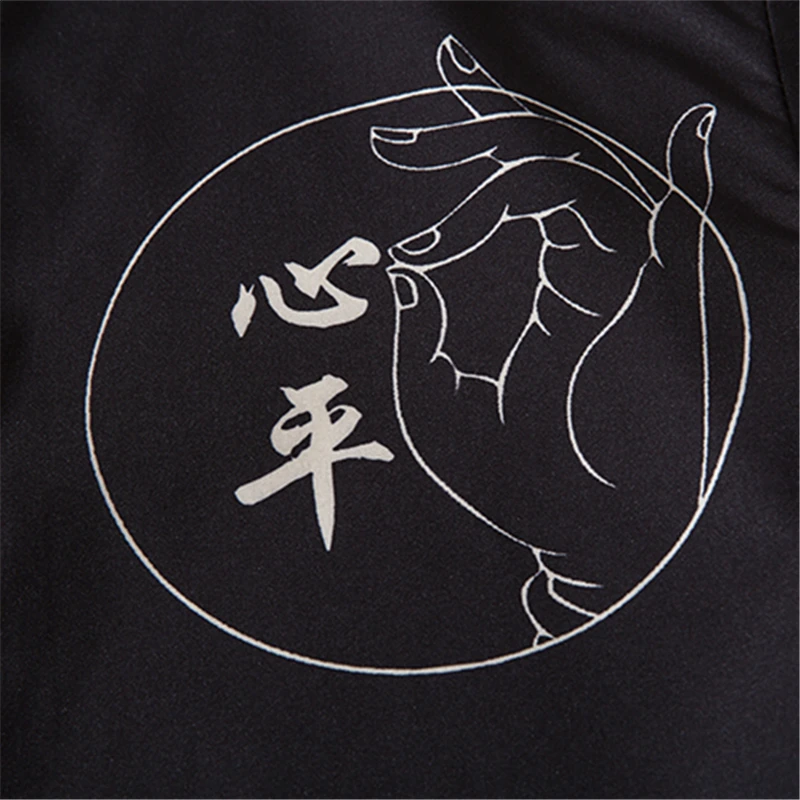 Bebovizi мужской кимоно кардиган японское рубашка блузка Yukata для мужчин Haori Obi