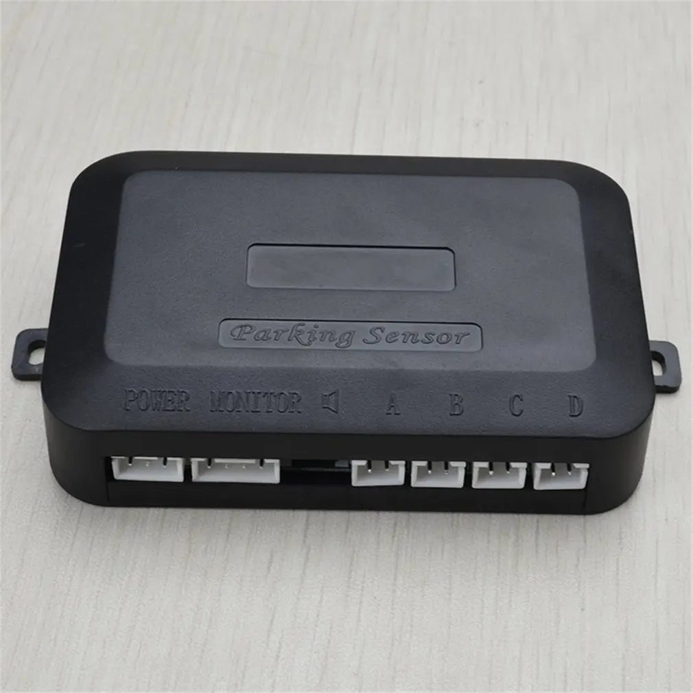 

12V Car Parking Sensor Kit Reverse Backup Radar Sound Alert Indicator Probe System 4 Probe Beep Sensor Car Detector