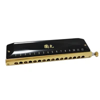 guo guang chromatic harmonica 12 16 holes harp mouth organ key c abs comb phosphor bronze reeds professional musical instruments
