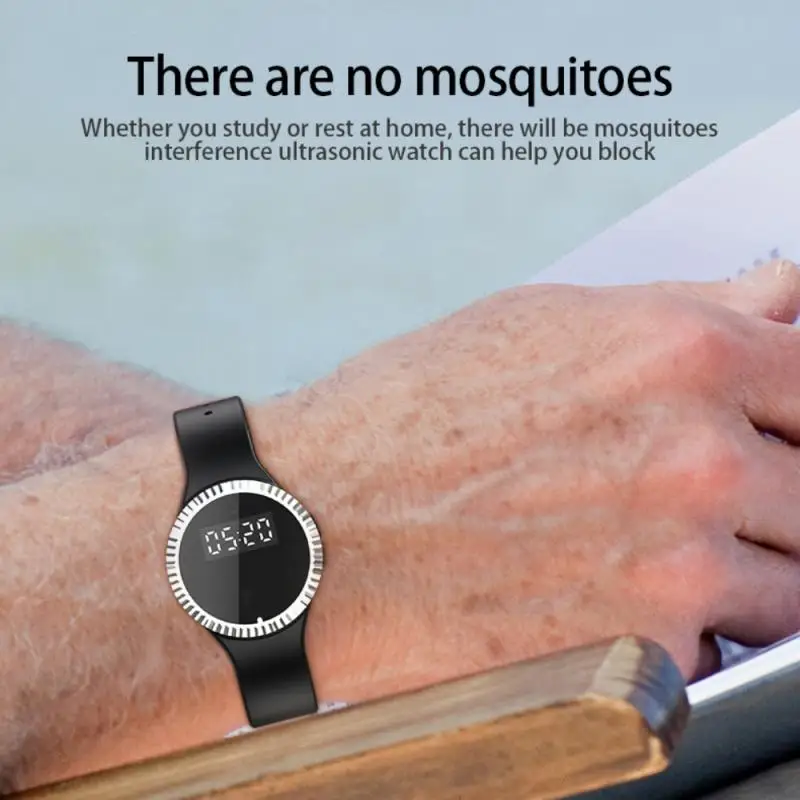 

Q10 Ultrasonic Mosquito Repellent Watch Bracelet Children's Anti-mosquito Time Watch Smart Mosquito Repellent Tool