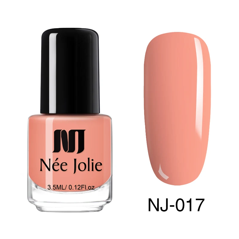 017 NEE JOLIE 3,5 пилка для ногтей Твердый зеленый, красный, фиолетовый смешанные цвета длинный прочный ноготь художественный лак для дизайна ногтей DIY Красота дизайн - Цвет: 017