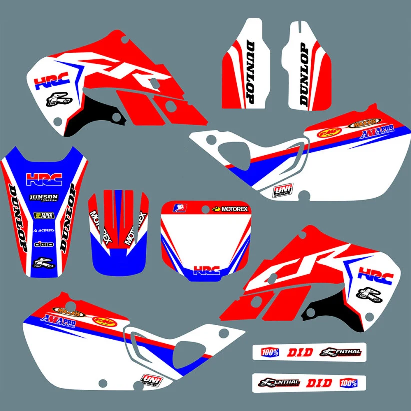 CR125 CR250 1998 1999 переводная картинка 3M Рамка обтекатель Наклейка для Honda CR 125 250 |