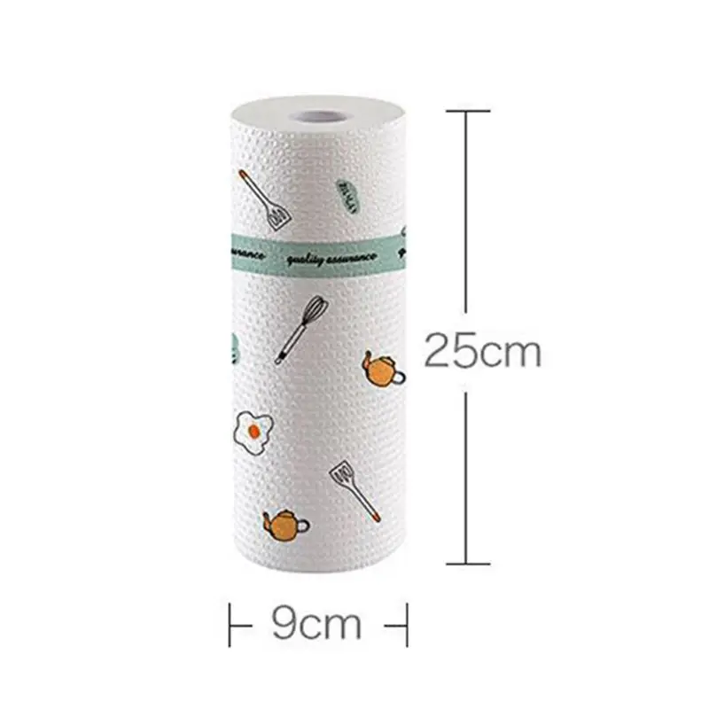 

Non-woven Kitchen Cleaning Cloth Disposable Dishcloth Rags Washing Wiping Scouring Pads Household